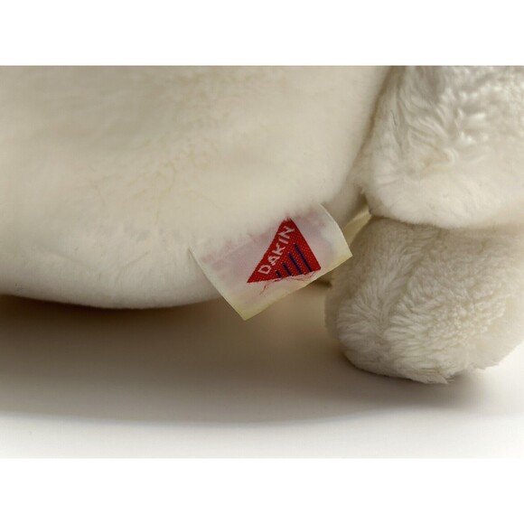 Vintage Dakin Plush White Pig with 3 Pink Piglet Babies Stuffed Animal 17” 1980s - Picture 15 of 16